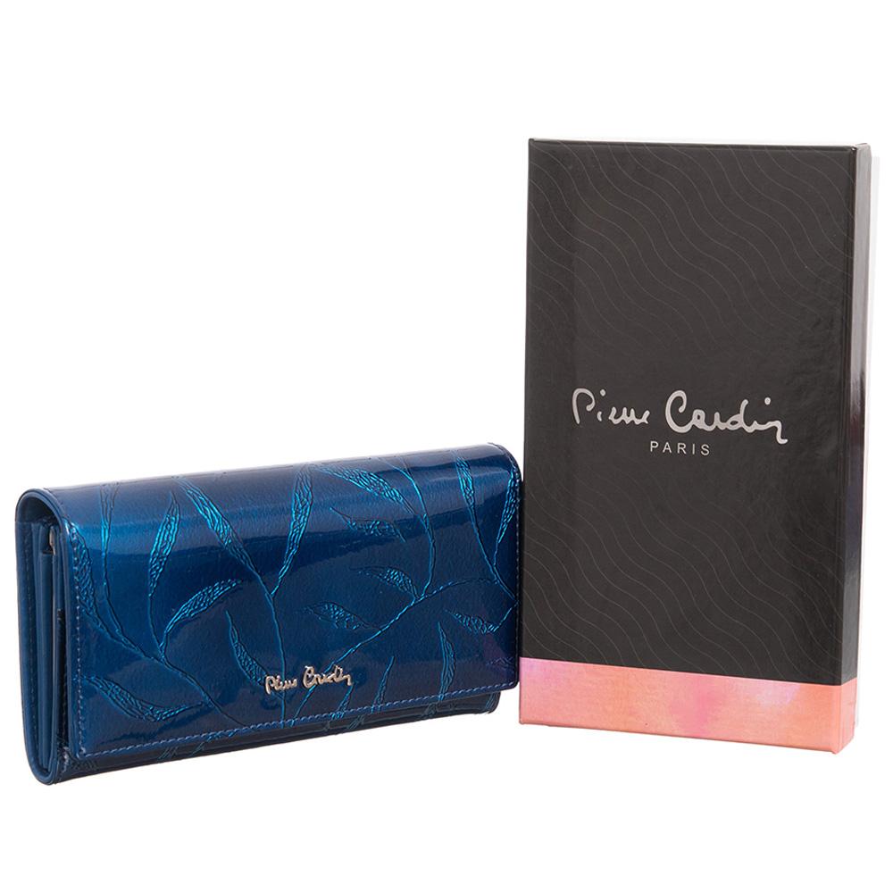 Pierre Cardin | GPD016 valódi bőr női pénztárca, Kék 2