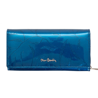 Pierre Cardin | GPD027 valódi bőr női pénztárca, Kék 1
