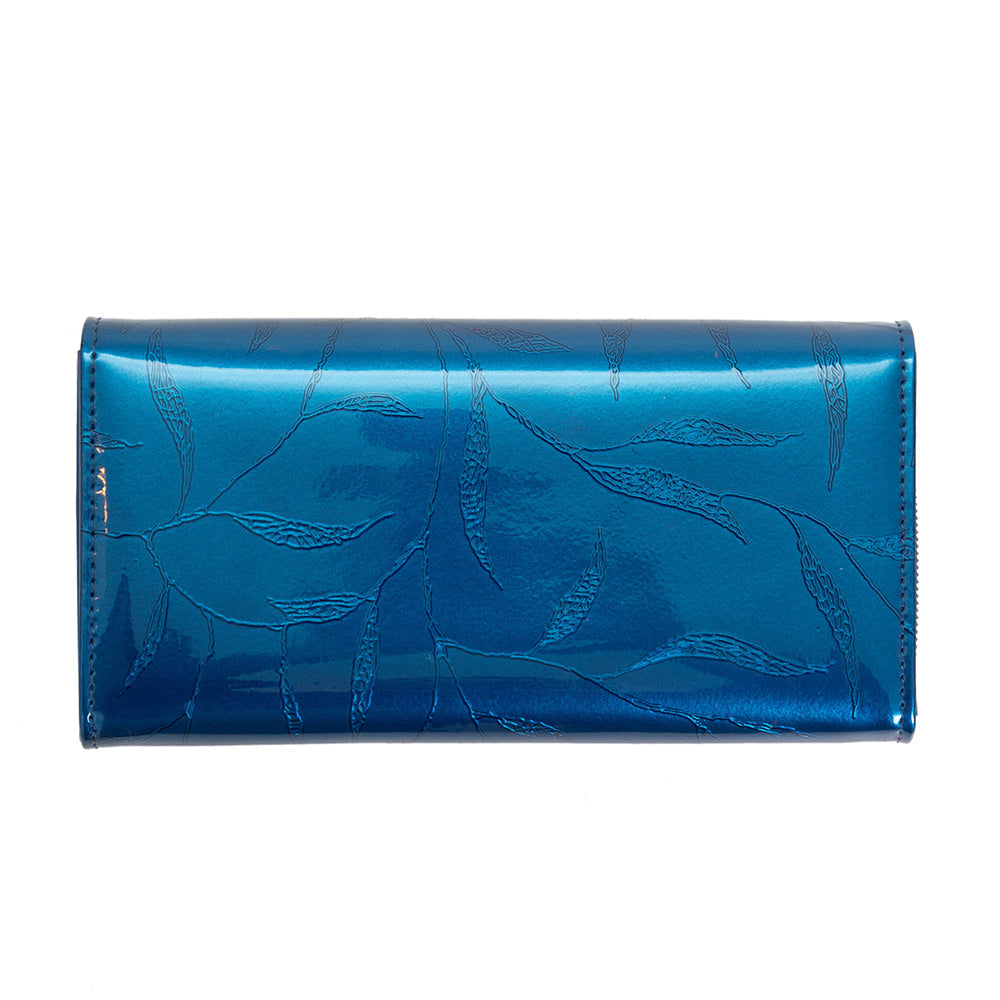 Pierre Cardin | GPD027 valódi bőr női pénztárca, Kék 5