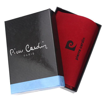Pierre Cardin | GPD076 valódi bőr női pénztárca, Piros 6