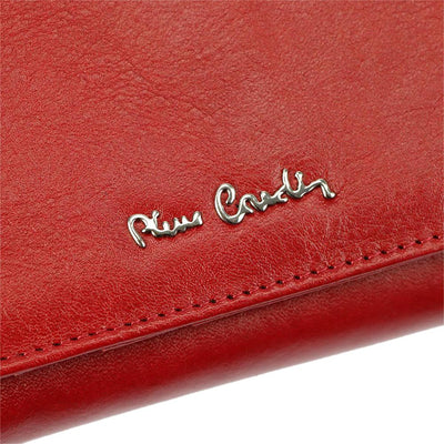 Pierre Cardin | GPD080 valódi bőr női pénztárca, Piros 3