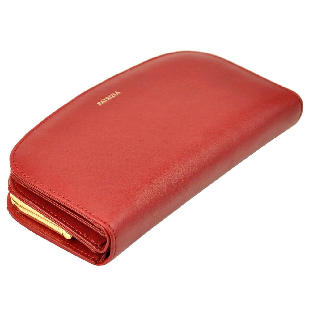 GPD324 valódi bőr női pénztárca, Piros - RFID védelemmel 2