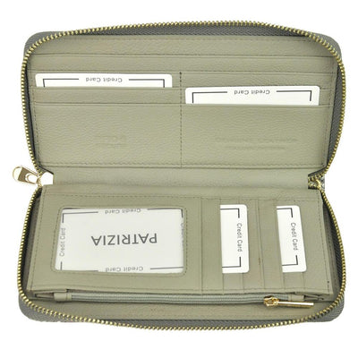 GPD328 valódi bőr női pénztárca, Szürke/Rózsaszín - RFID védelemmel 4