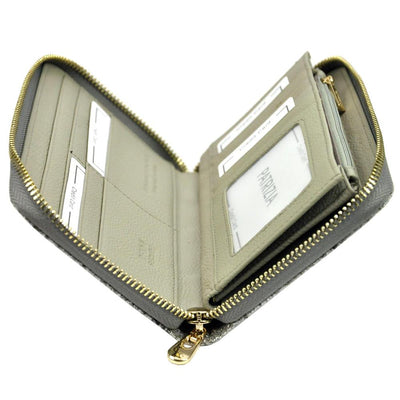 GPD328 valódi bőr női pénztárca, Szürke/Rózsaszín - RFID védelemmel 6