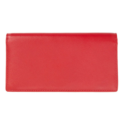 GPD435 valódi bőr női pénztárca, Piros - RFID védelemmel 6