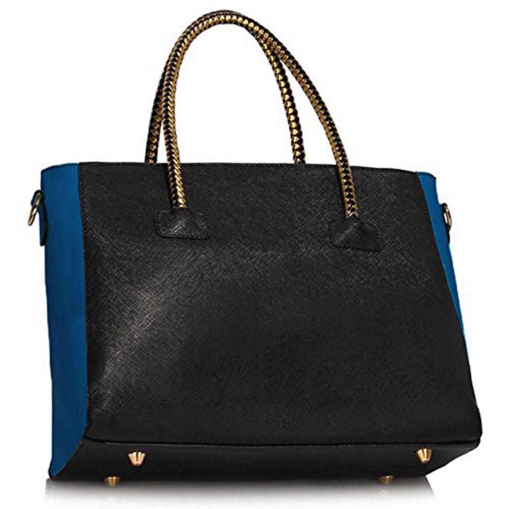 Dorete női táska, Fekete/Kék 2