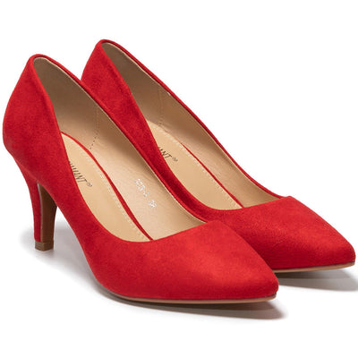 Gioffreda magassarkú cipő, Piros 2