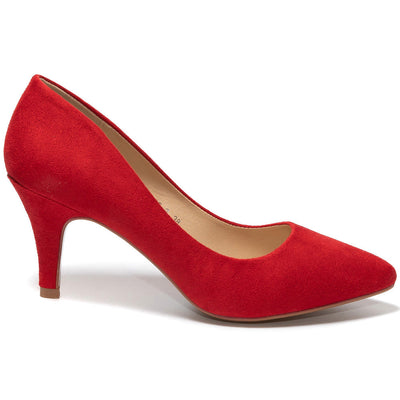Gioffreda magassarkú cipő, Piros 3