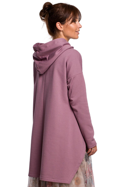 Ayla női kapucnis pulóver, Lila 4