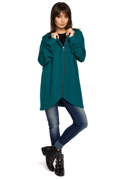 Valeraine női kapucnis pulóver, Zöld 1