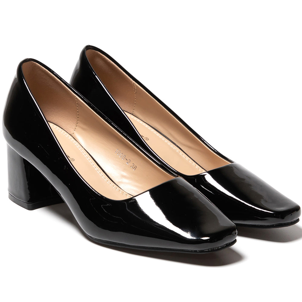 Isolde magassarkú cipő, Fekete 2