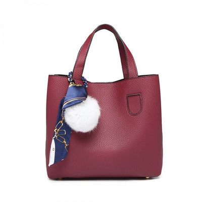 Jacqueline női táska, Burgundy színű 1