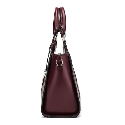 Jaelynn női táska, Burgundy színű 4