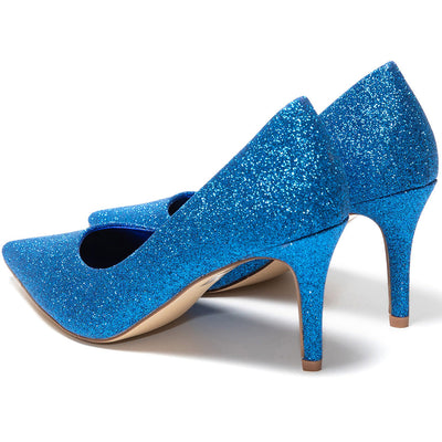 Jina magassarkú cipő, Kék 4