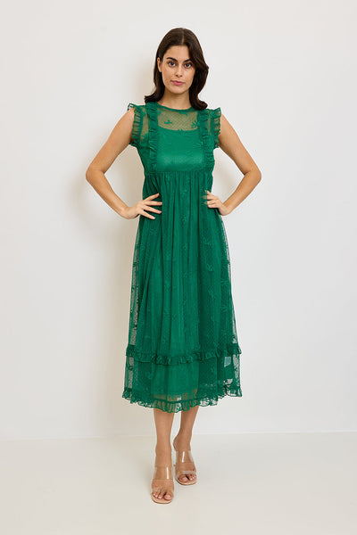 Kamelia női ruha, Zöld 1