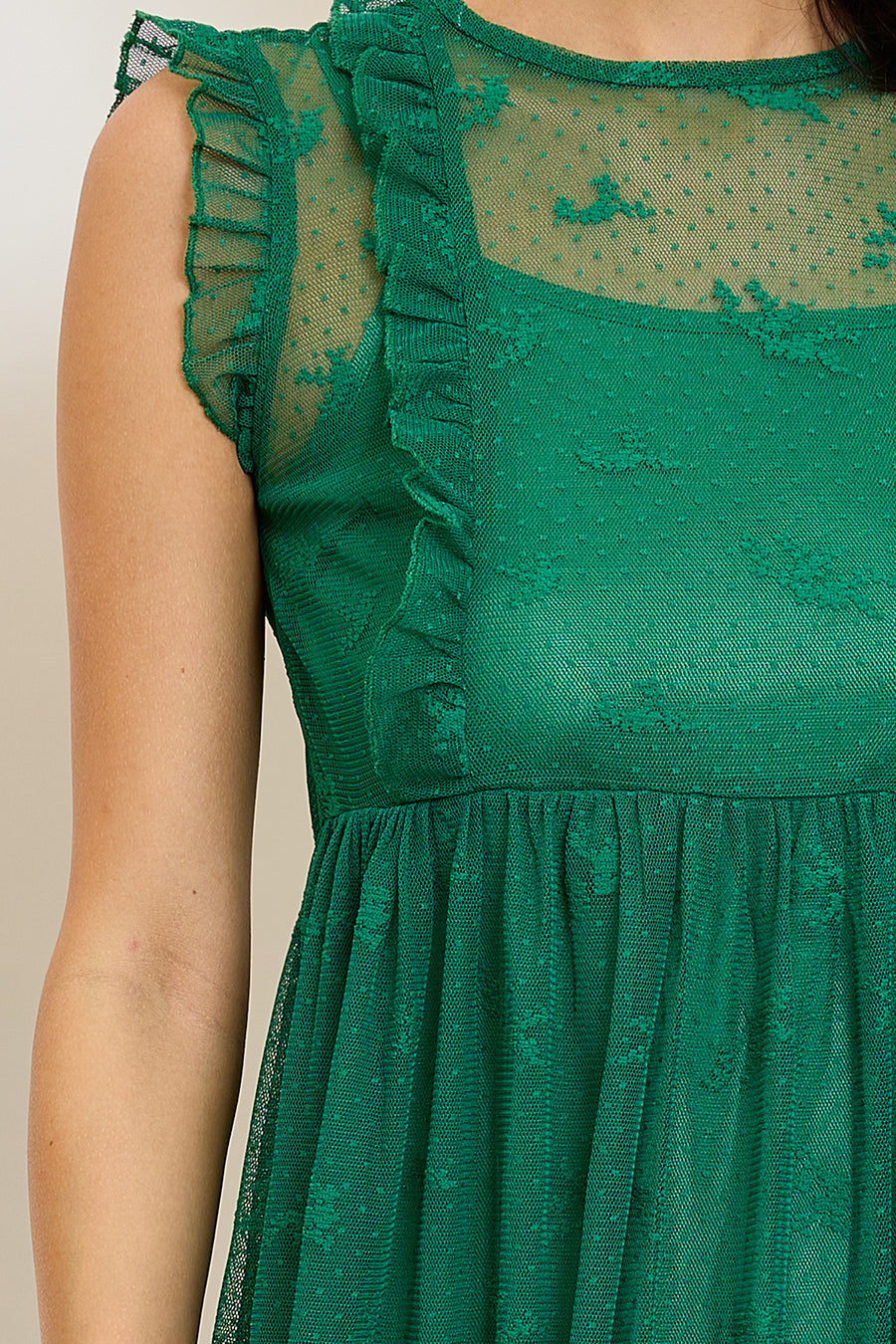 Kamelia női ruha, Zöld 4