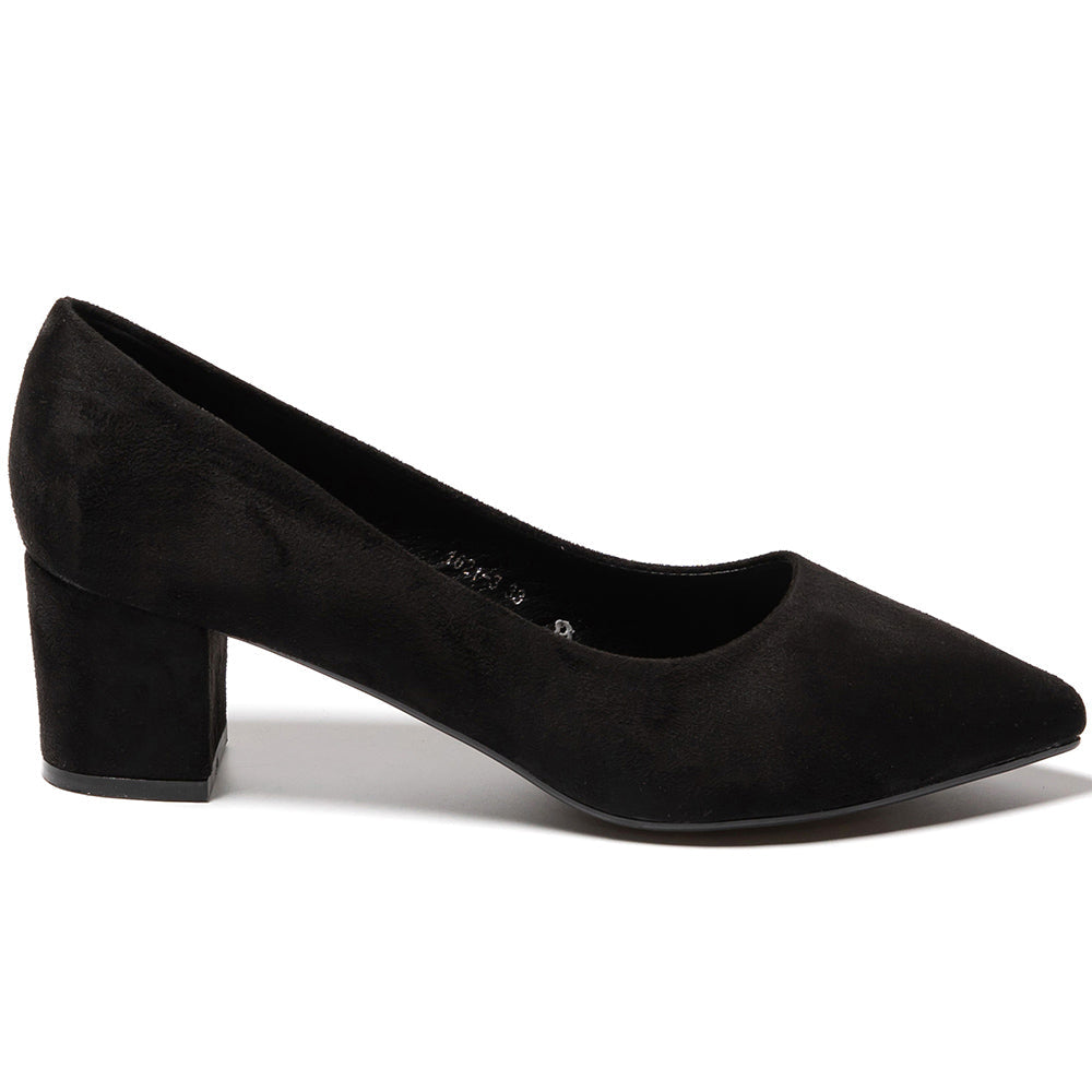 Lamina magassarkú cipő, Fekete 3
