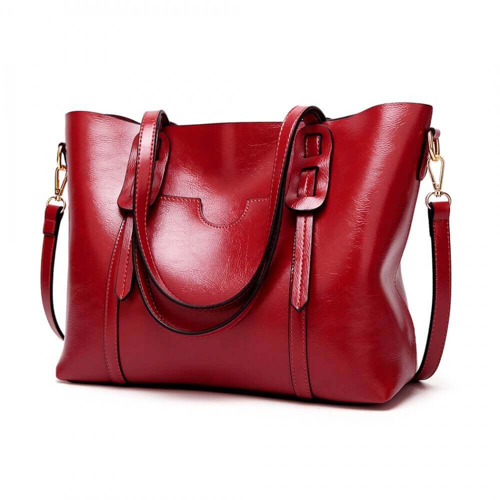 Lave női táska, Burgundy színű 2