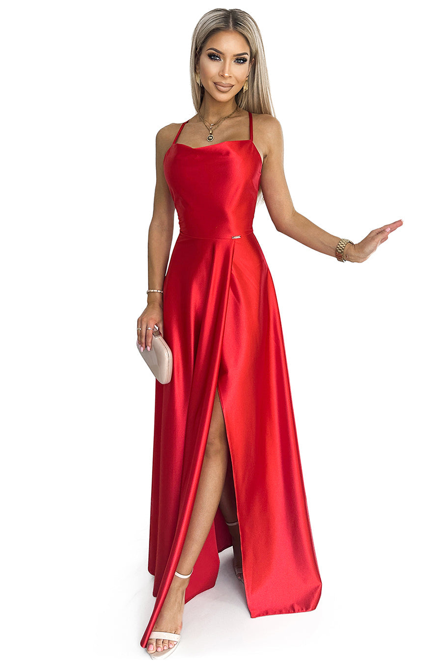 Lucciana női ruha, Piros 1