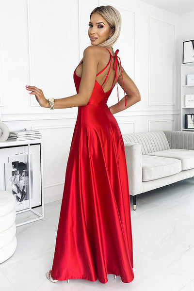 Lucciana női ruha, Piros 4