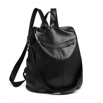 Makara női hátizsák / táska, Fekete 4