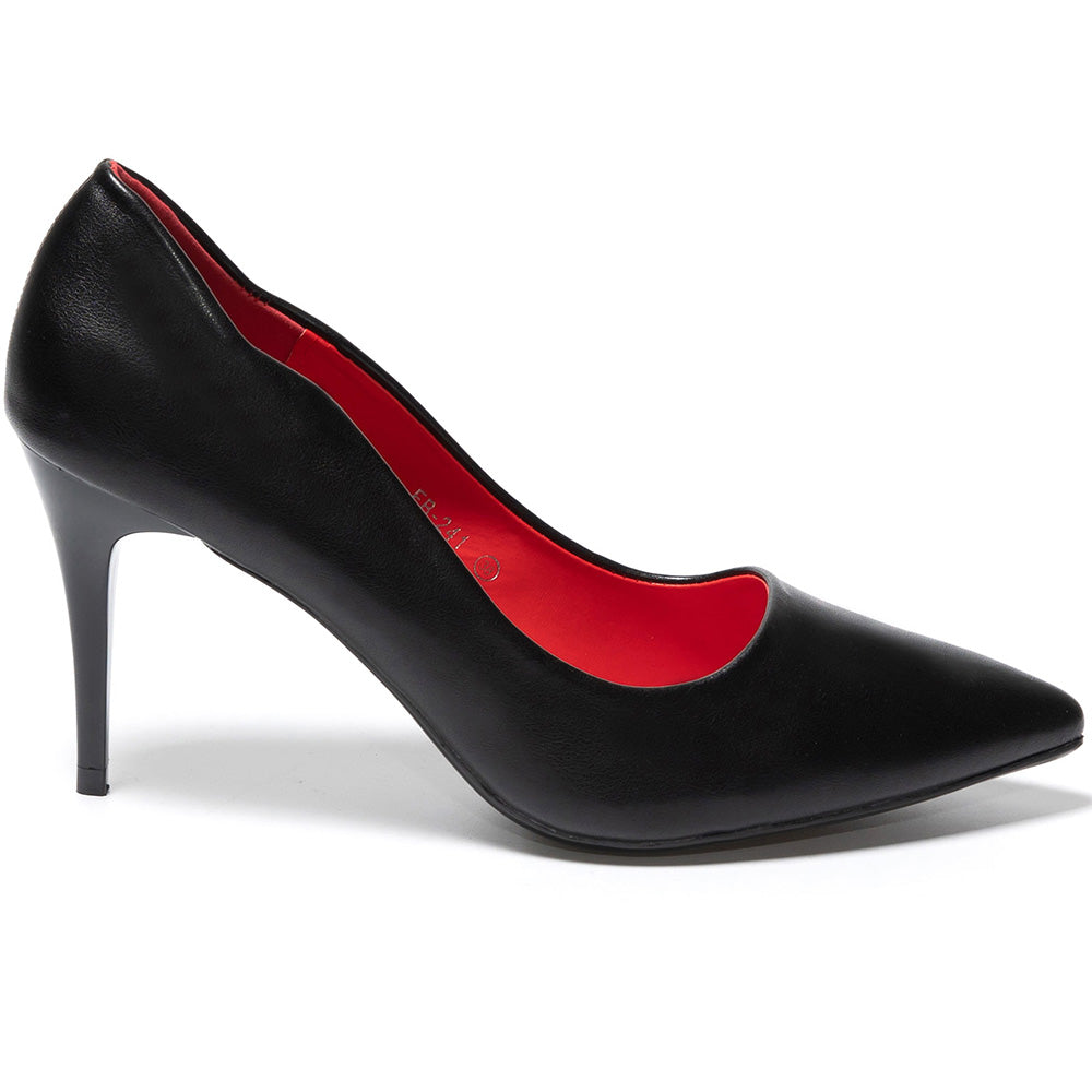 Mariella magassarkú cipő, Fekete 3
