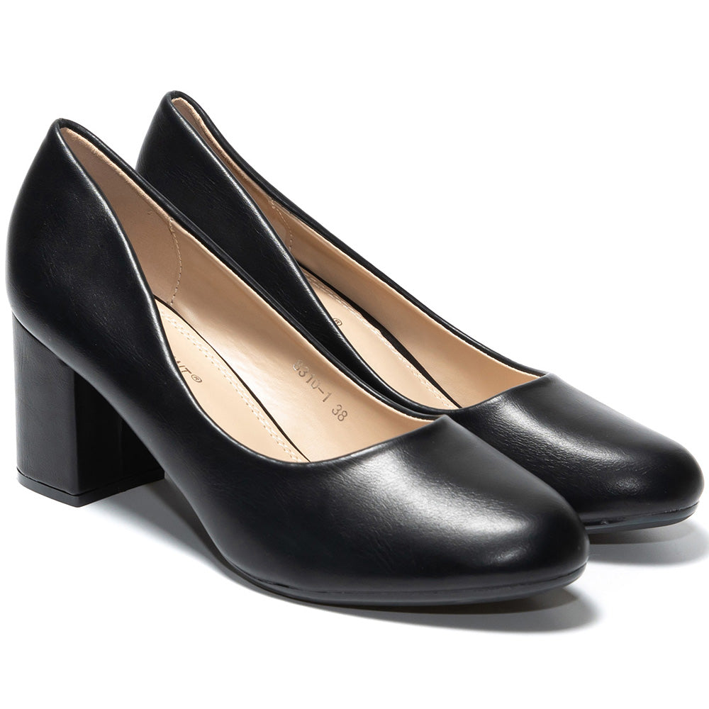 Marla magassarkú cipő, Fekete 2