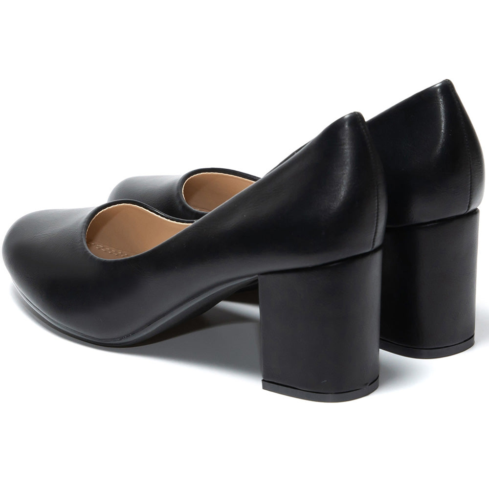 Marla magassarkú cipő, Fekete 4