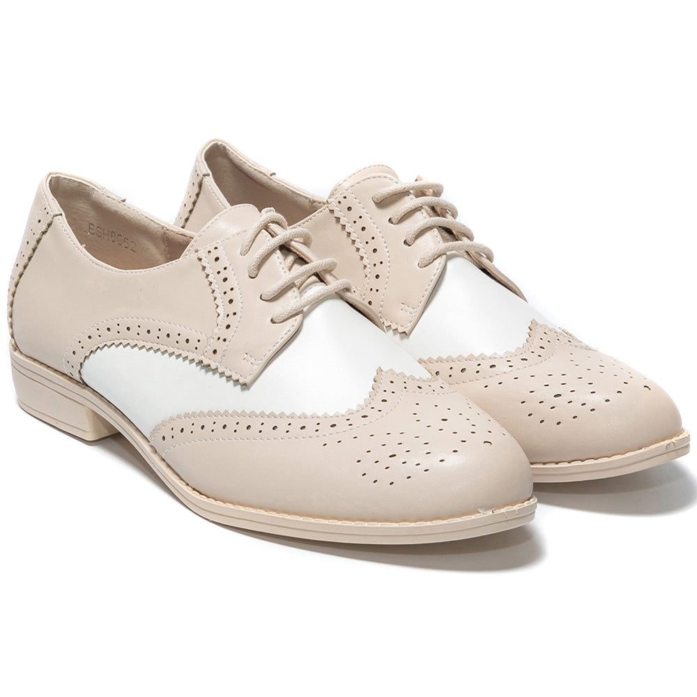 Marlee női cipő, Bézs/Fehér 2