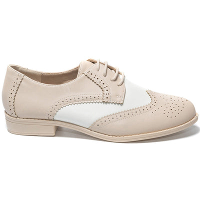 Marlee női cipő, Bézs/Fehér 3