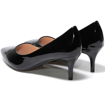 Melitina magassarkú cipő, Fekete 4