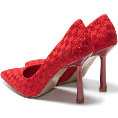 Mirabella magassarkú cipő, Piros 4