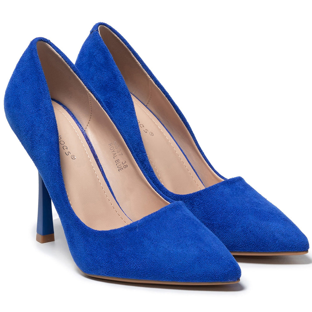 Namane magassarkú cipő, Kék 2