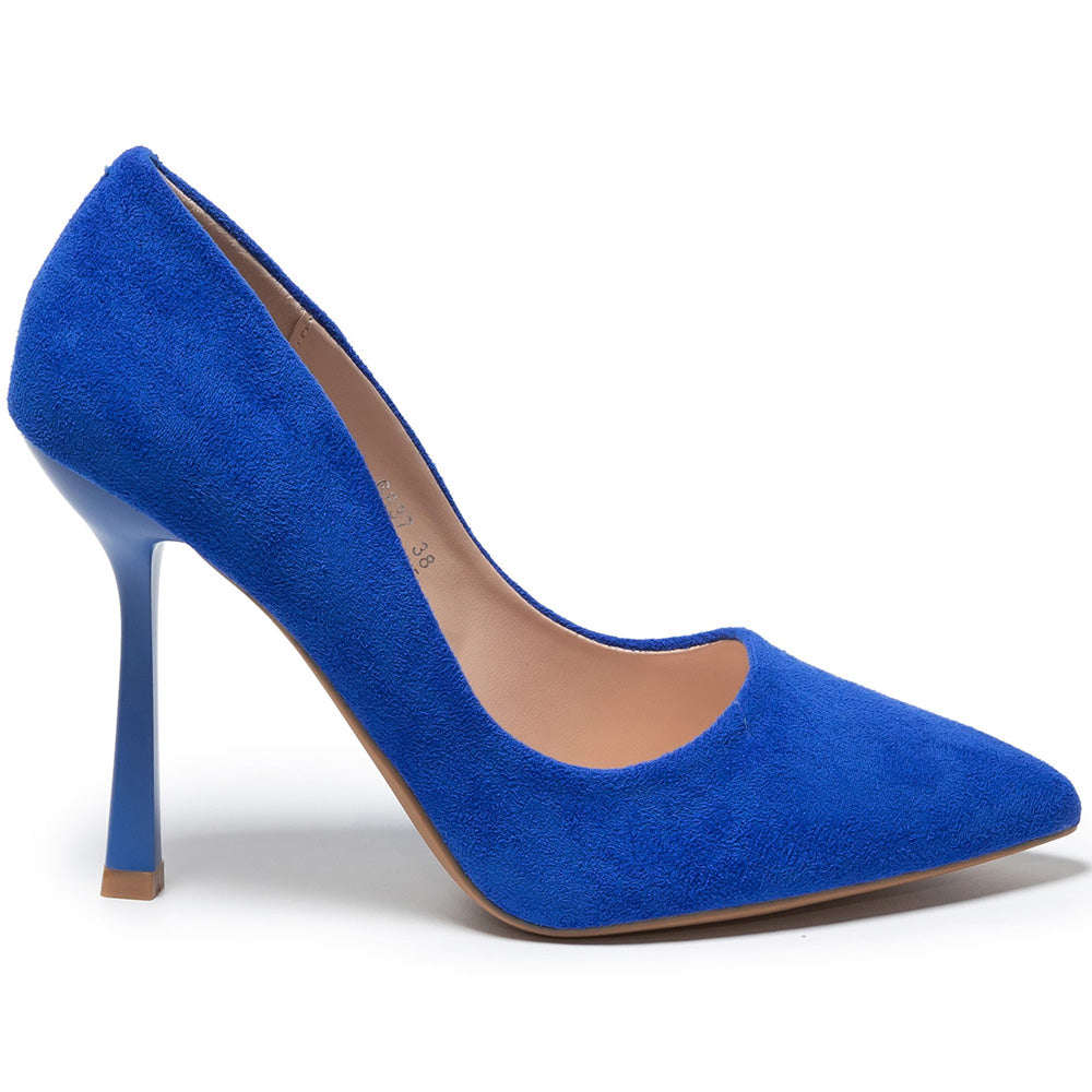 Namane magassarkú cipő, Kék 3
