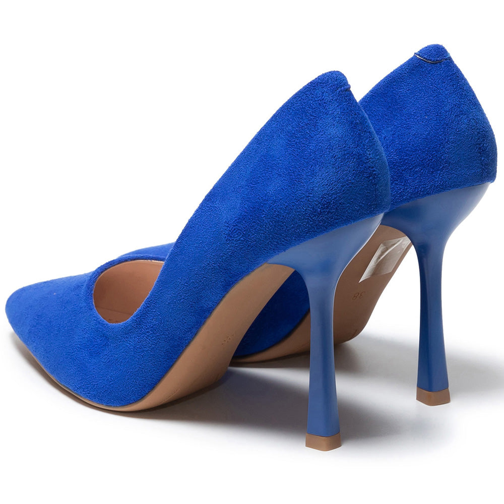Namane magassarkú cipő, Kék 4