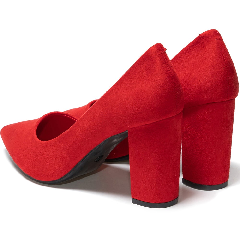 Natalina magassarkú cipő, Piros 4