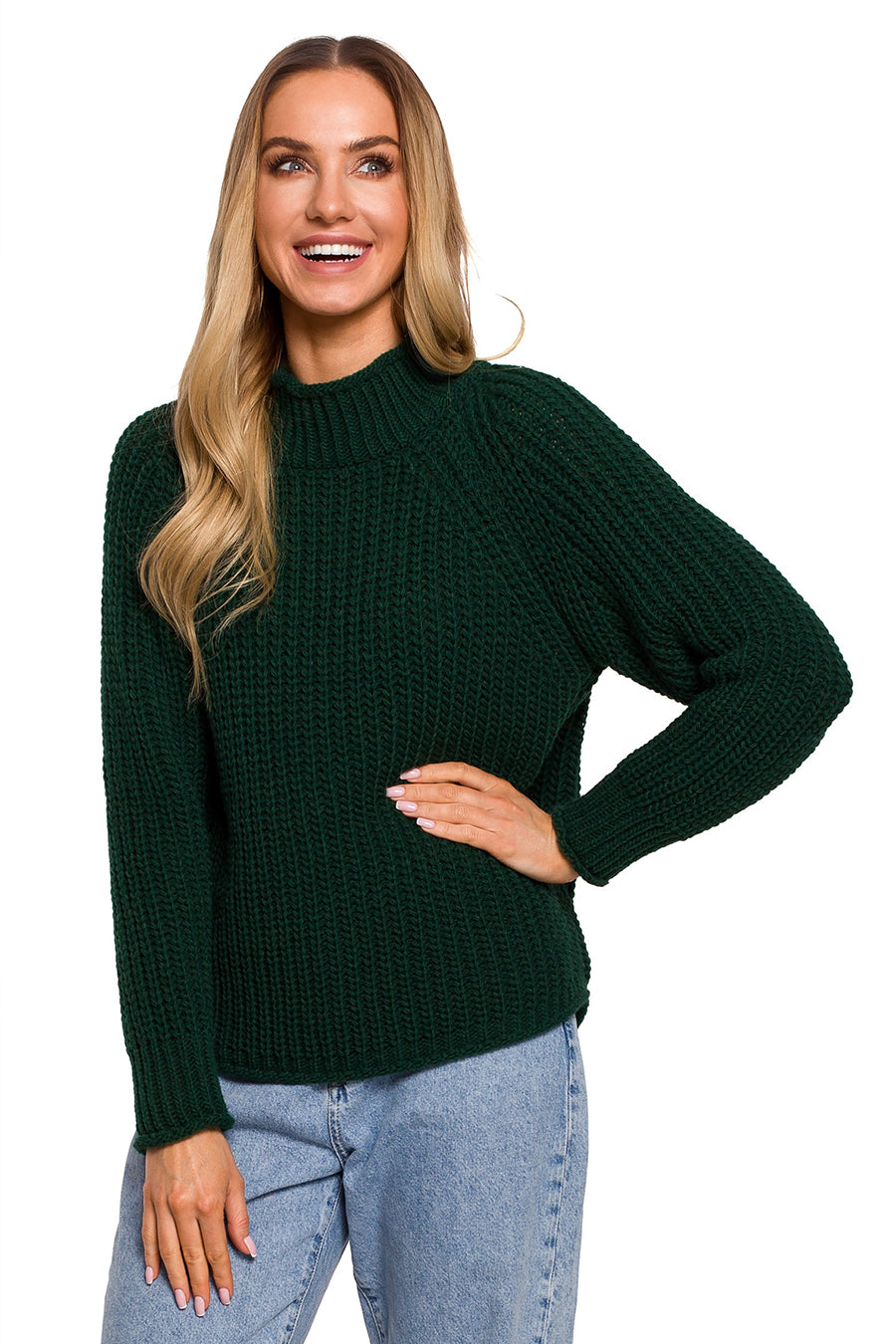 Audelia női pulóver, Zöld 3
