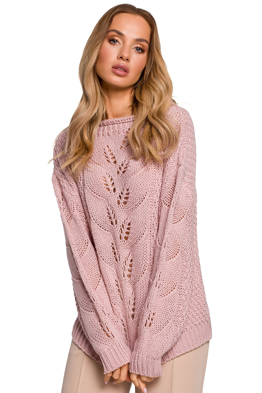 Keren női pulóver, Rózsaszín 3