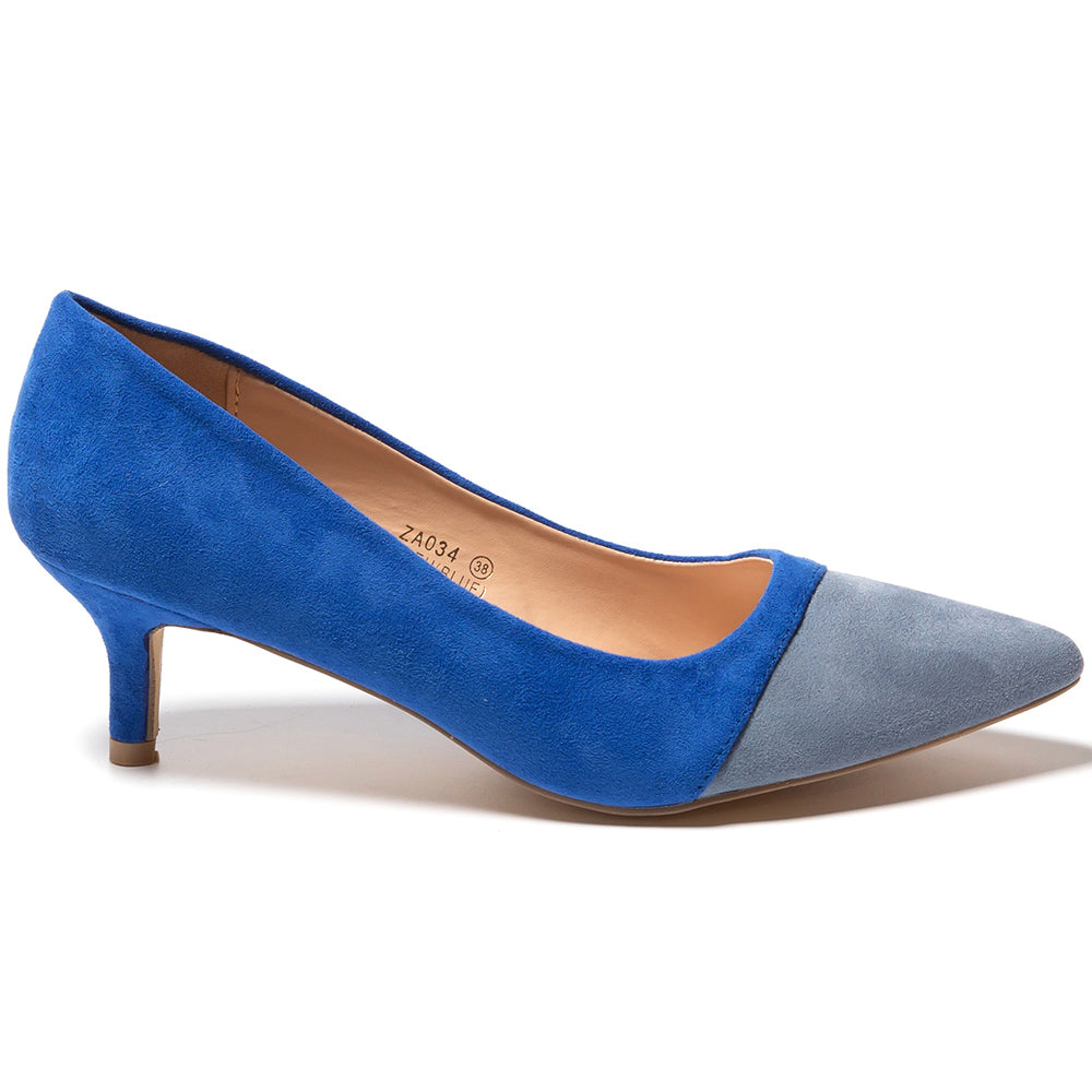 Solina magassarkú cipő, Kék 3