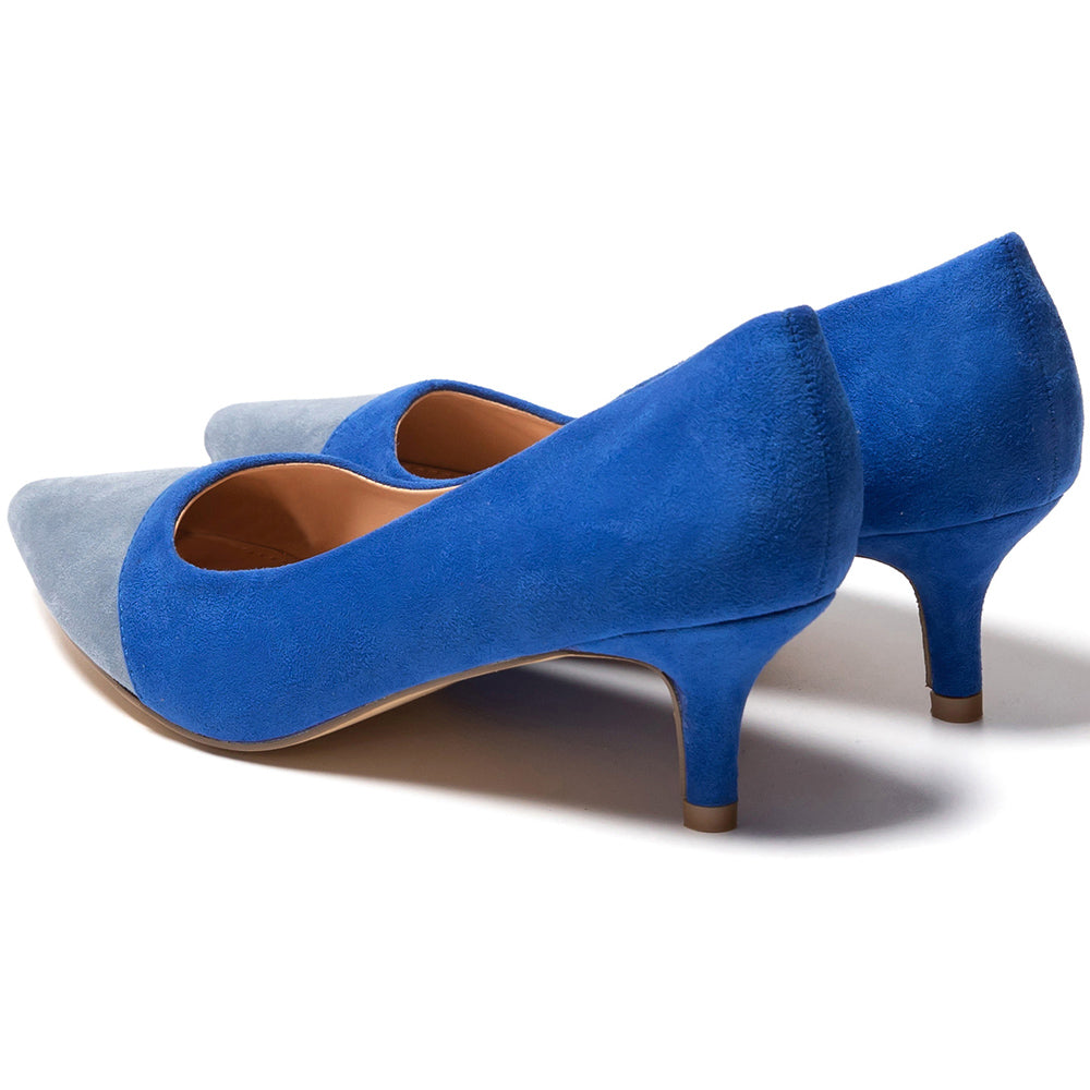 Solina magassarkú cipő, Kék 4
