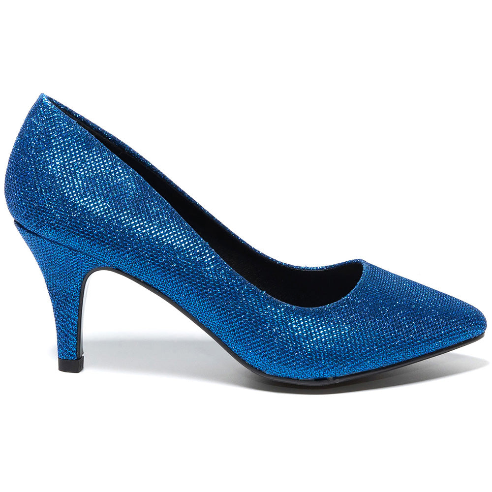 Tomoko magassarkú cipő, Kék 3