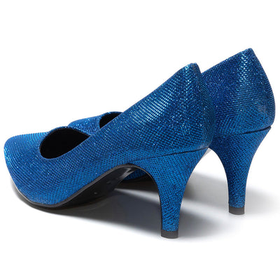 Tomoko magassarkú cipő, Kék 4