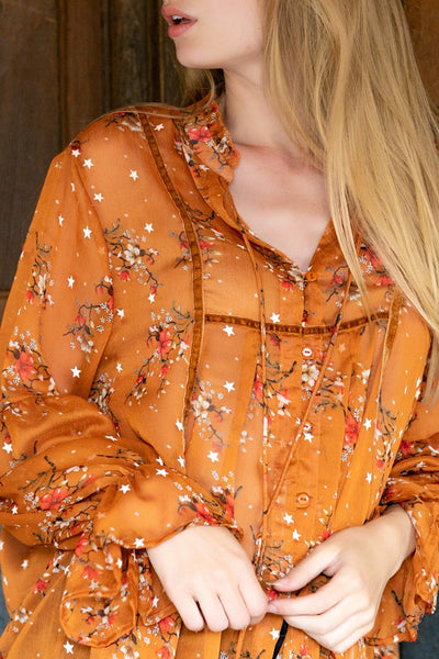 Zuzanna női ing, Narancssárga 3