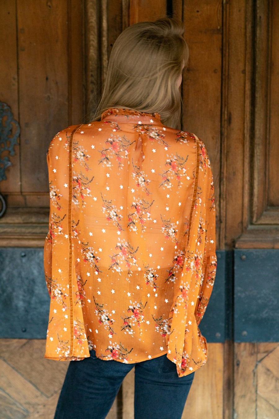 Zuzanna női ing, Narancssárga 4
