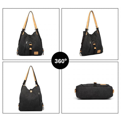 Elora női táska / hátizsák, Fekete 4