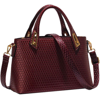 Bertha női táska, Burgundy színű 1
