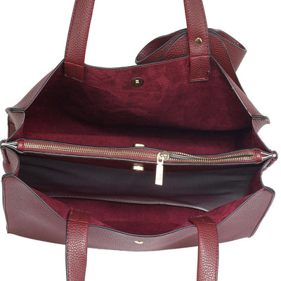 Eliza női táska, Burgundy színű 2
