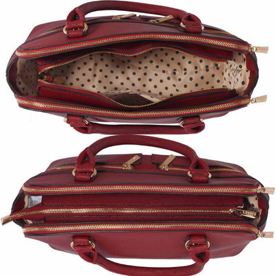 Serena női táska, Burgundy színű 3