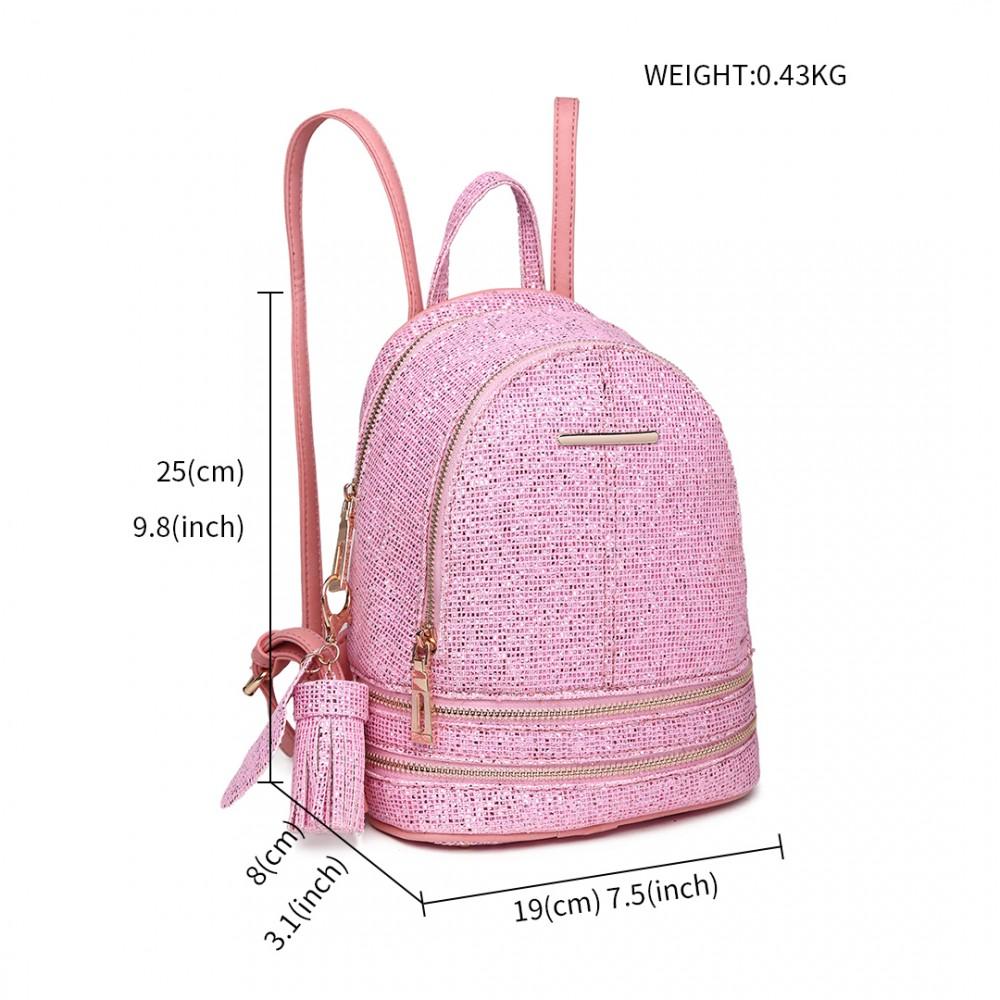Jojo női hátizsák, Rózsaszín 7